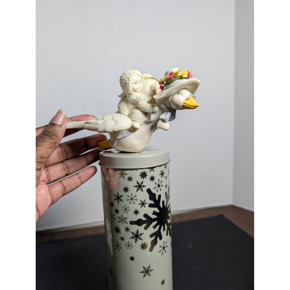 Department 56 Snow Babies Let's Fly Mother Goose Hanging Ornament